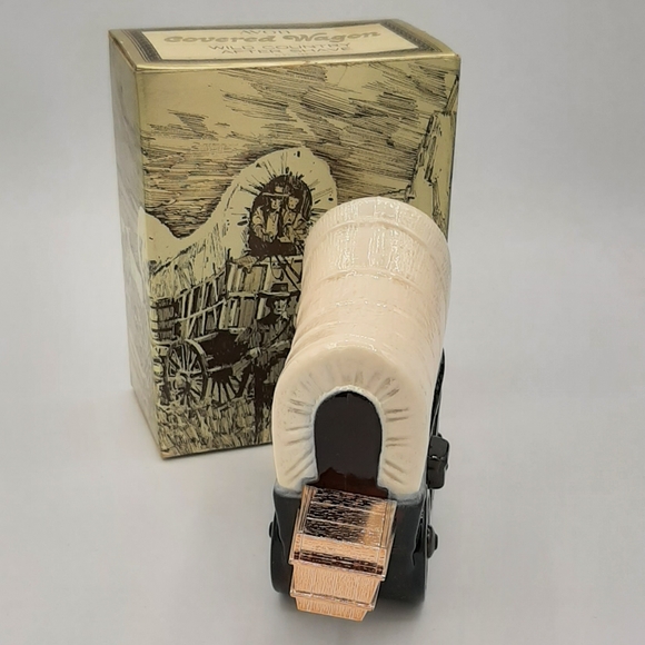 Vintage Avon Covered Wagon Wild Country After Shave Full 6oz With Box NOS - Picture 2 of 7